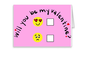 WILL YOU BE MY VALENTINE?